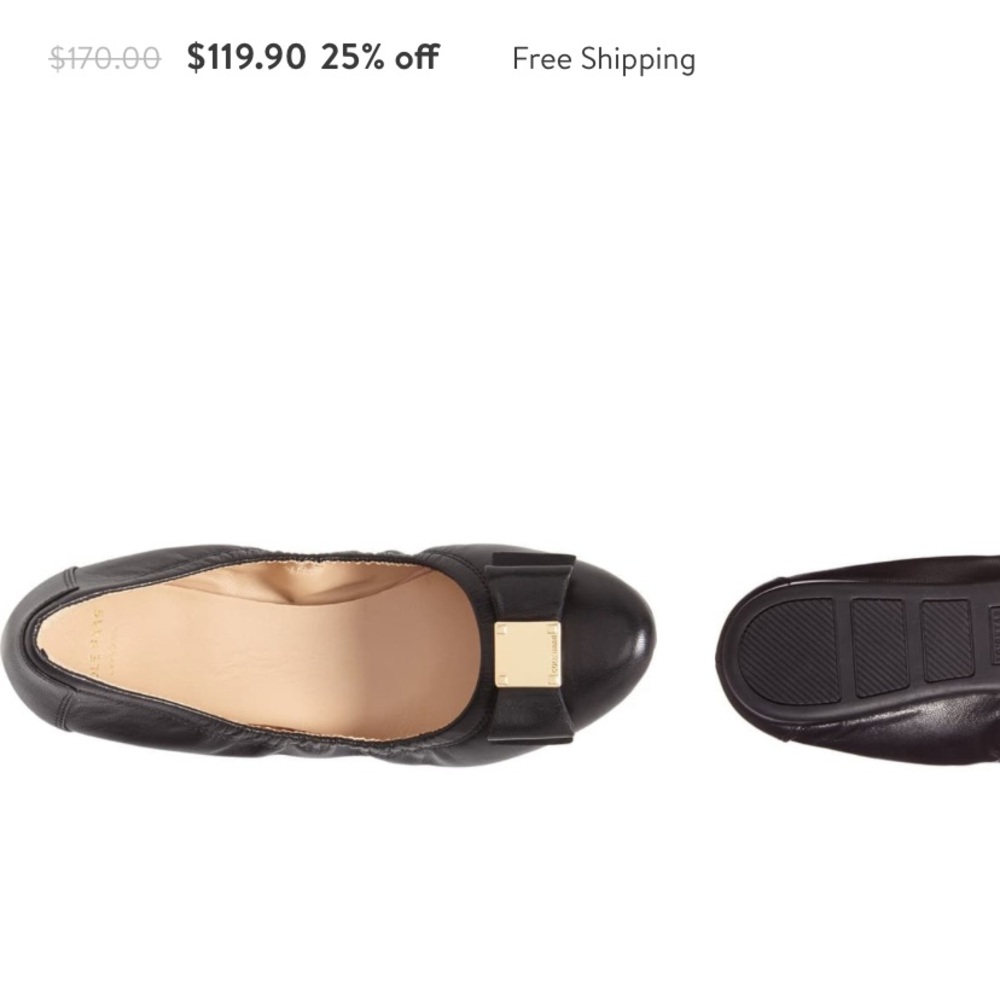 Cole Haan ‘Tali’ Bow flat. Size 7.